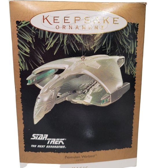 Hallmark Keepsake ornament 1995 Romulan Warbird Magic Star Trek Next Generation - Picture 5 of 5